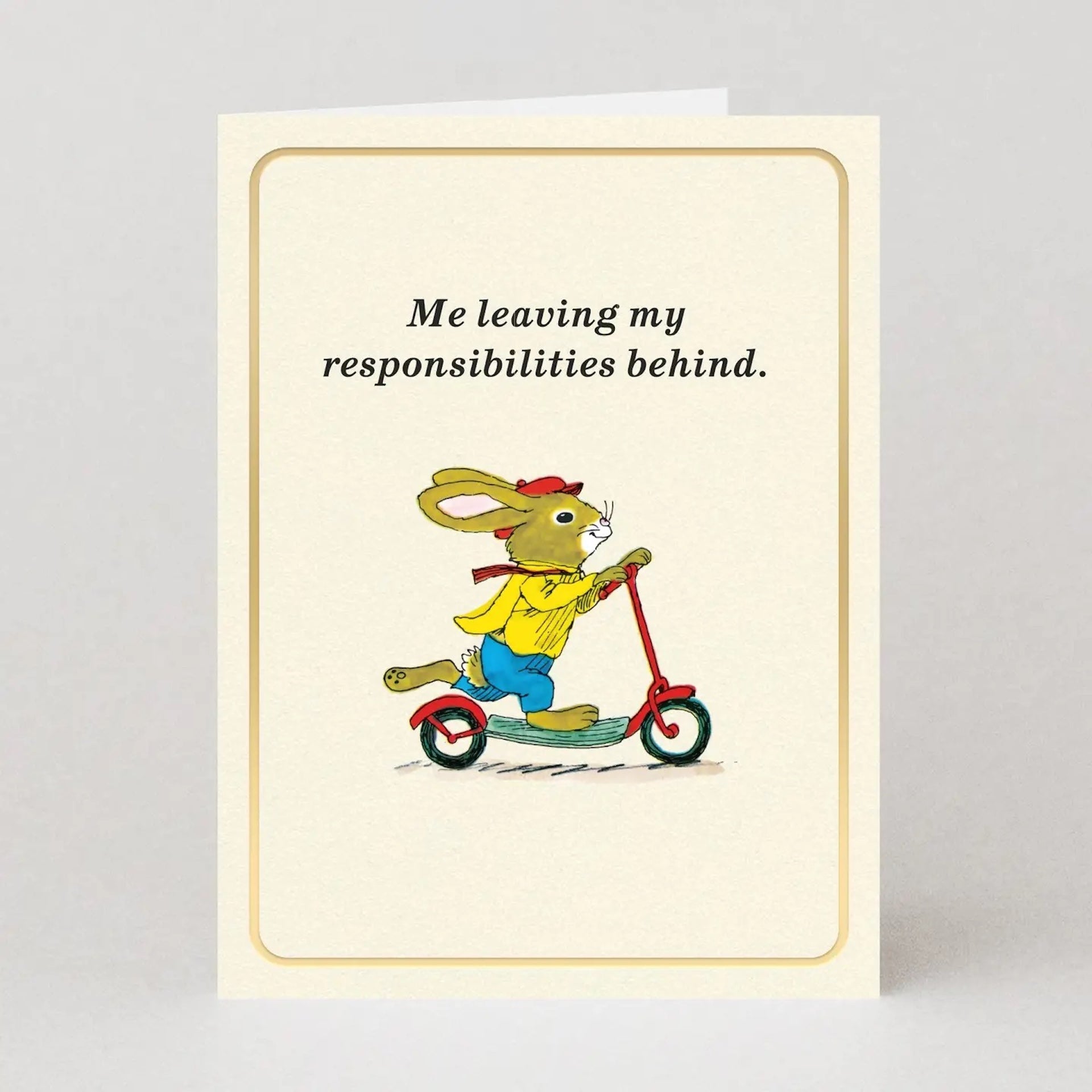 RICHARD SCARRY RESPONSIBILITIES MINI CARD