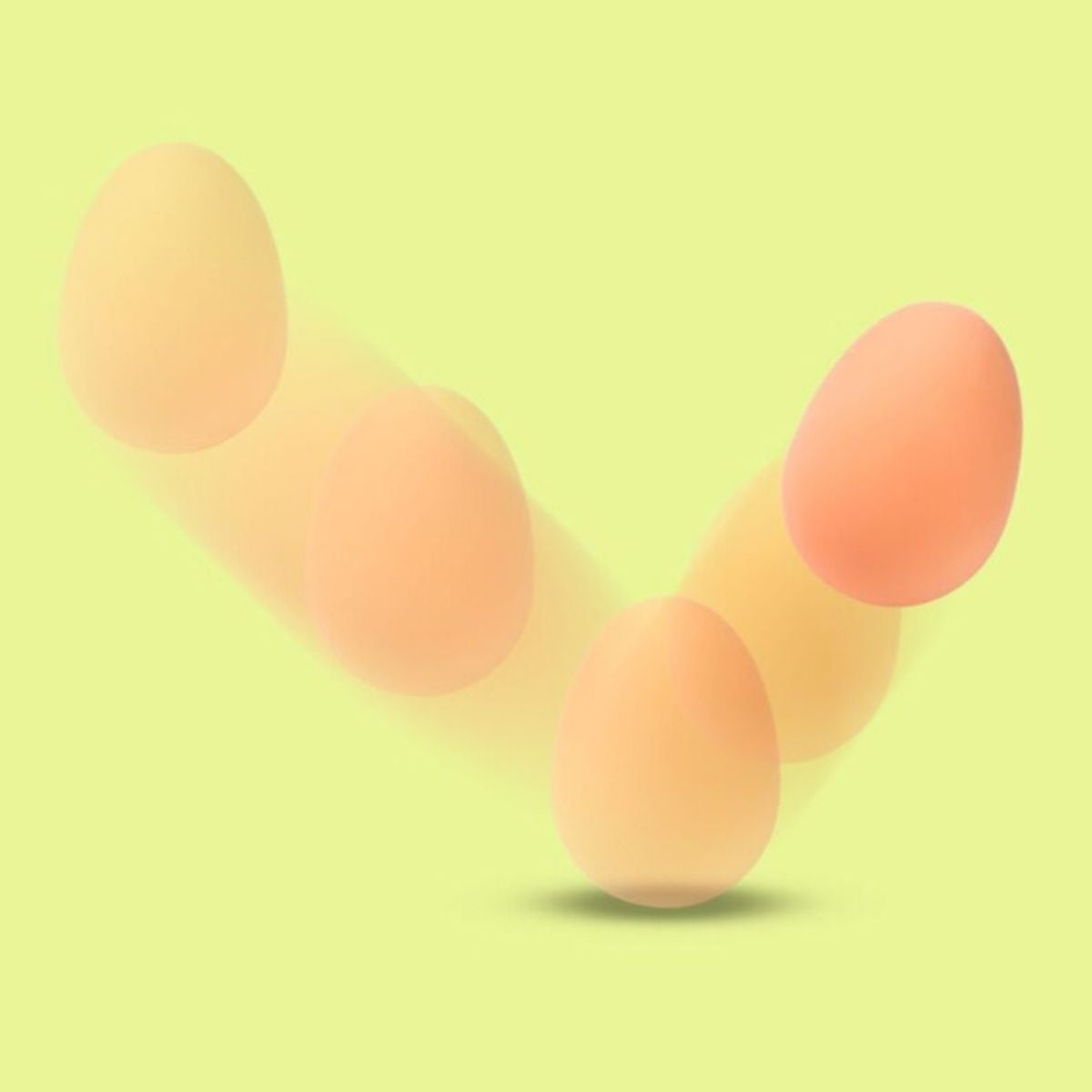 SPRINGTIME BOUNCY RUBBER EGG