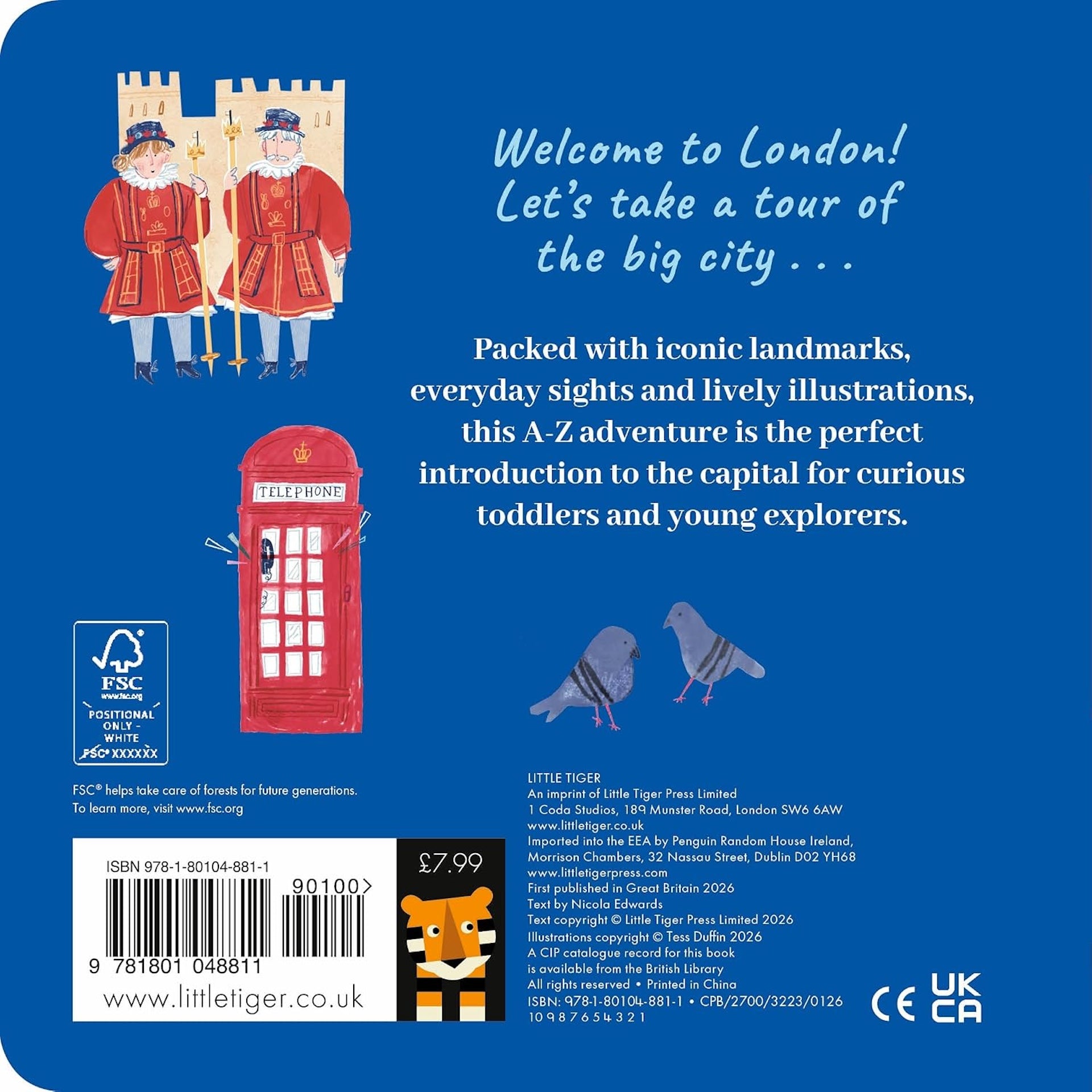 THE A-Z OF LONDON BOARD BOOK (0-3 YEARS)