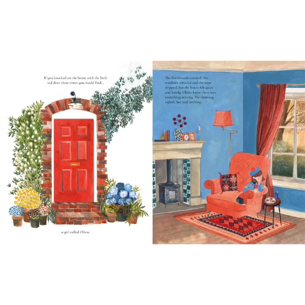 THE HOUSE WITH THE LITTLE RED DOOR PAPERBACK BOOK