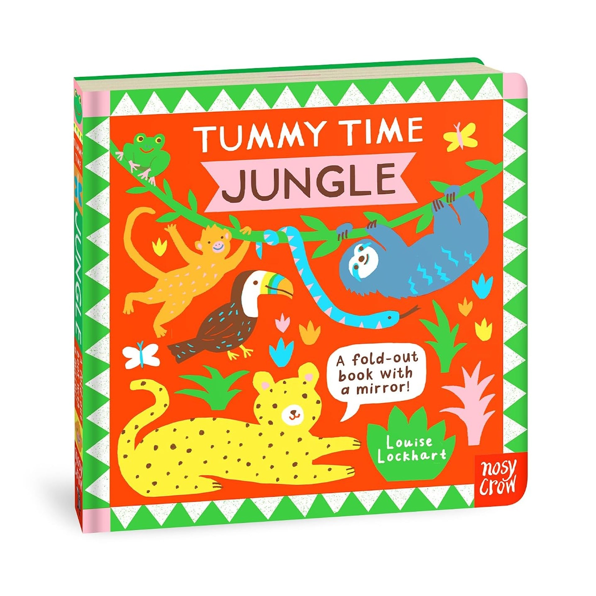 TUMMY TIME - JUNGLE BOARD BOOK (0-2 YEARS)
