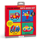 COLOUR MAGIC BATH BOOK SET OF 4 MINI BOOKS - THINGS THAT GO