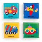 COLOUR MAGIC BATH BOOK SET OF 4 MINI BOOKS - THINGS THAT GO