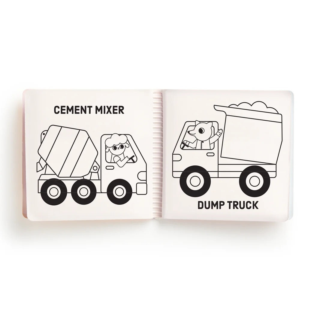 COLOUR MAGIC BATH BOOK SET OF 4 MINI BOOKS - THINGS THAT GO