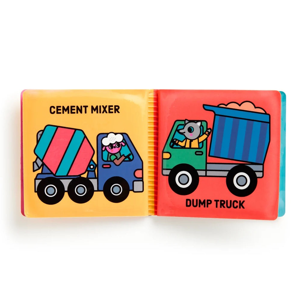 COLOUR MAGIC BATH BOOK SET OF 4 MINI BOOKS - THINGS THAT GO