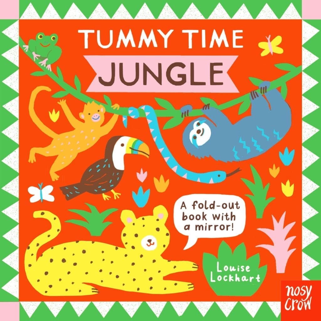 TUMMY TIME - JUNGLE BOARD BOOK (0-2 YEARS)