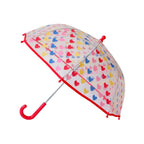 UMBRELLA - LARGE MULTICOLOURED HEARTS