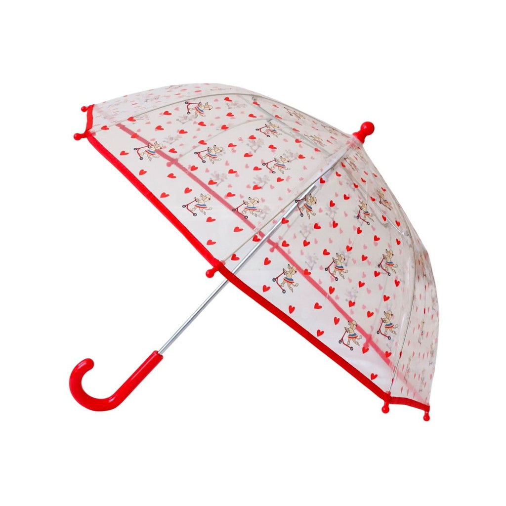 UMBRELLA - RED HEARTS + PODDLES