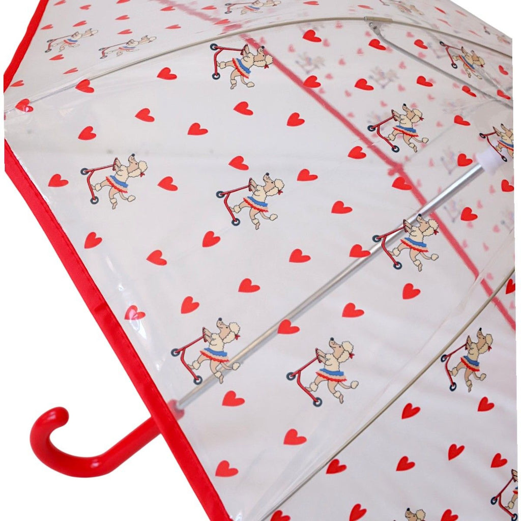 UMBRELLA - RED HEARTS + PODDLES