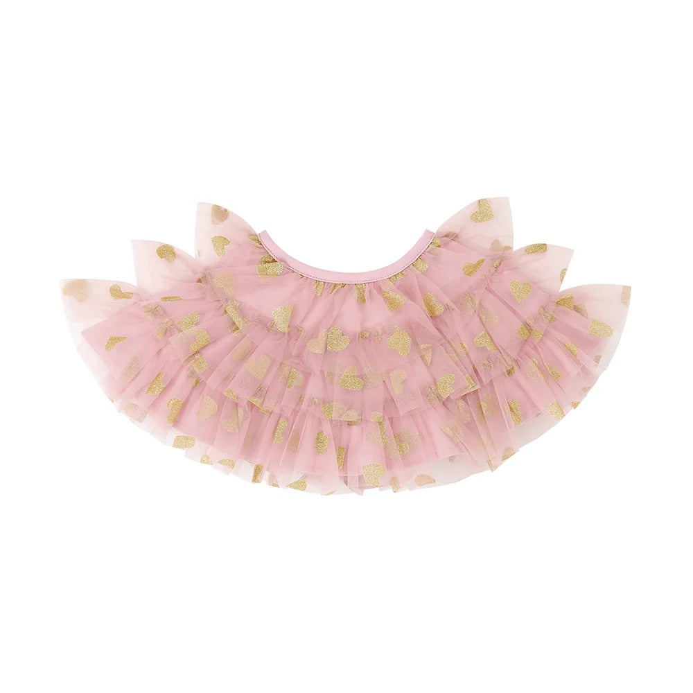GLITTER HEART CAPE