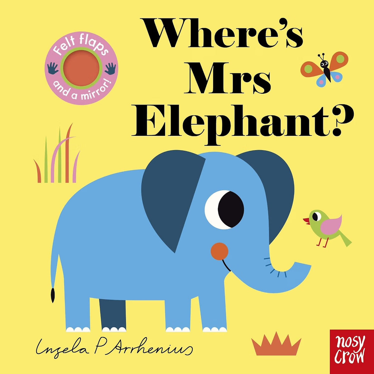 WHERE'S MRS ELEPHANT - FELT FLAPS (0-2 YEARS)