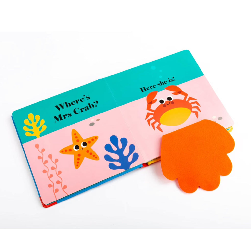 WHERE'S MRS FISH - FELT FLAPS BOARD BOOK (0-2 YEARS)