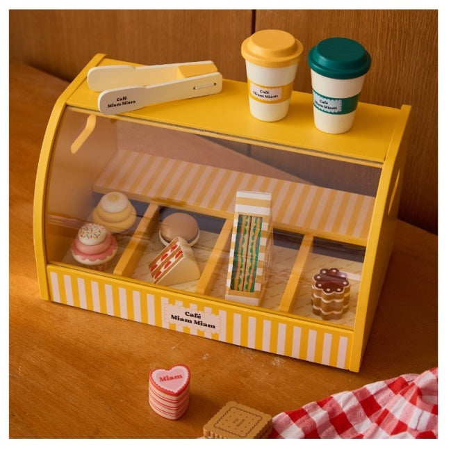 WOODEN TOY CAFE STAND