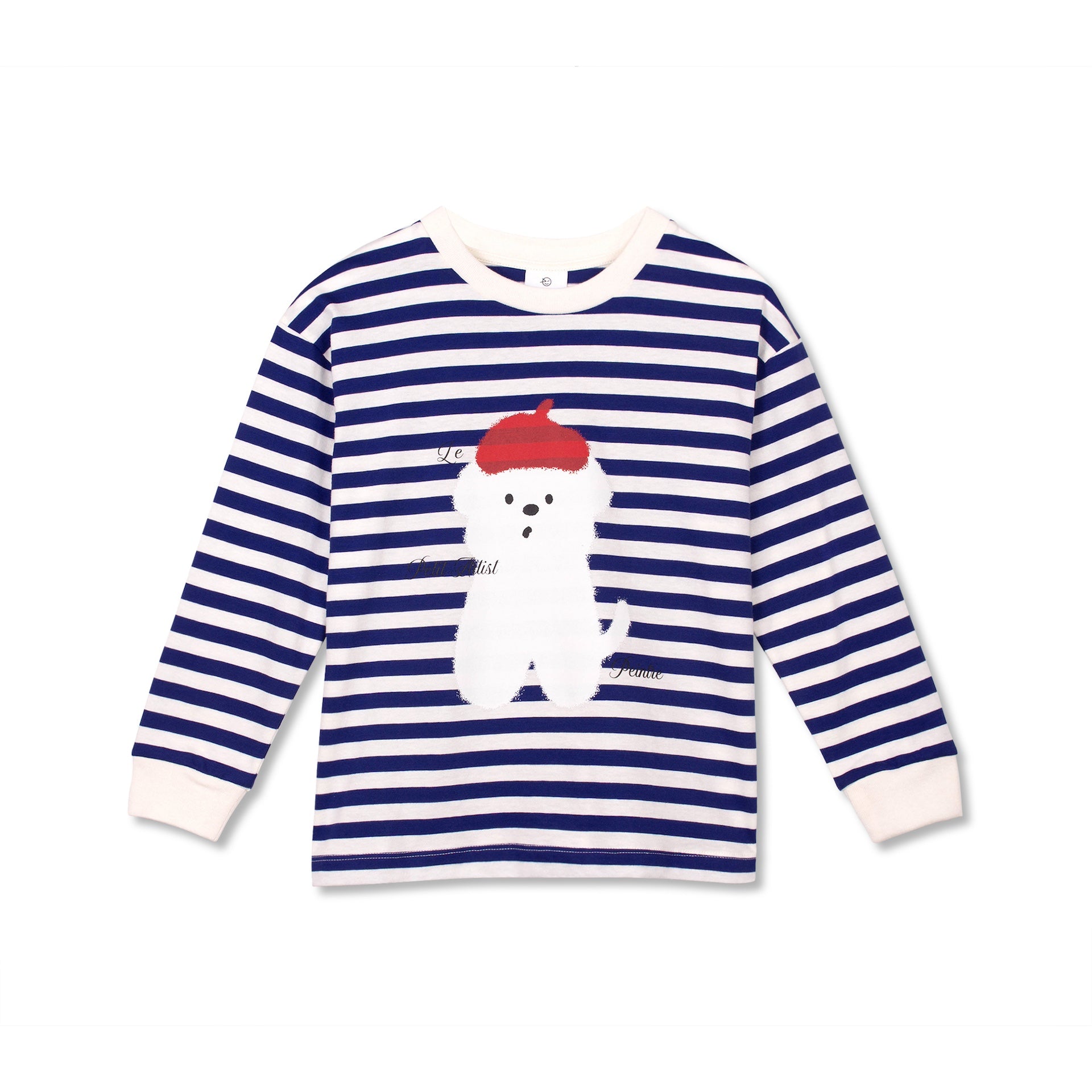MINI LE PETIT ARTISTE TEE - ULTRAMARINE STRIPE