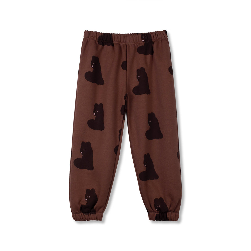 RUSTY BEAR PANT COTTON COCOA