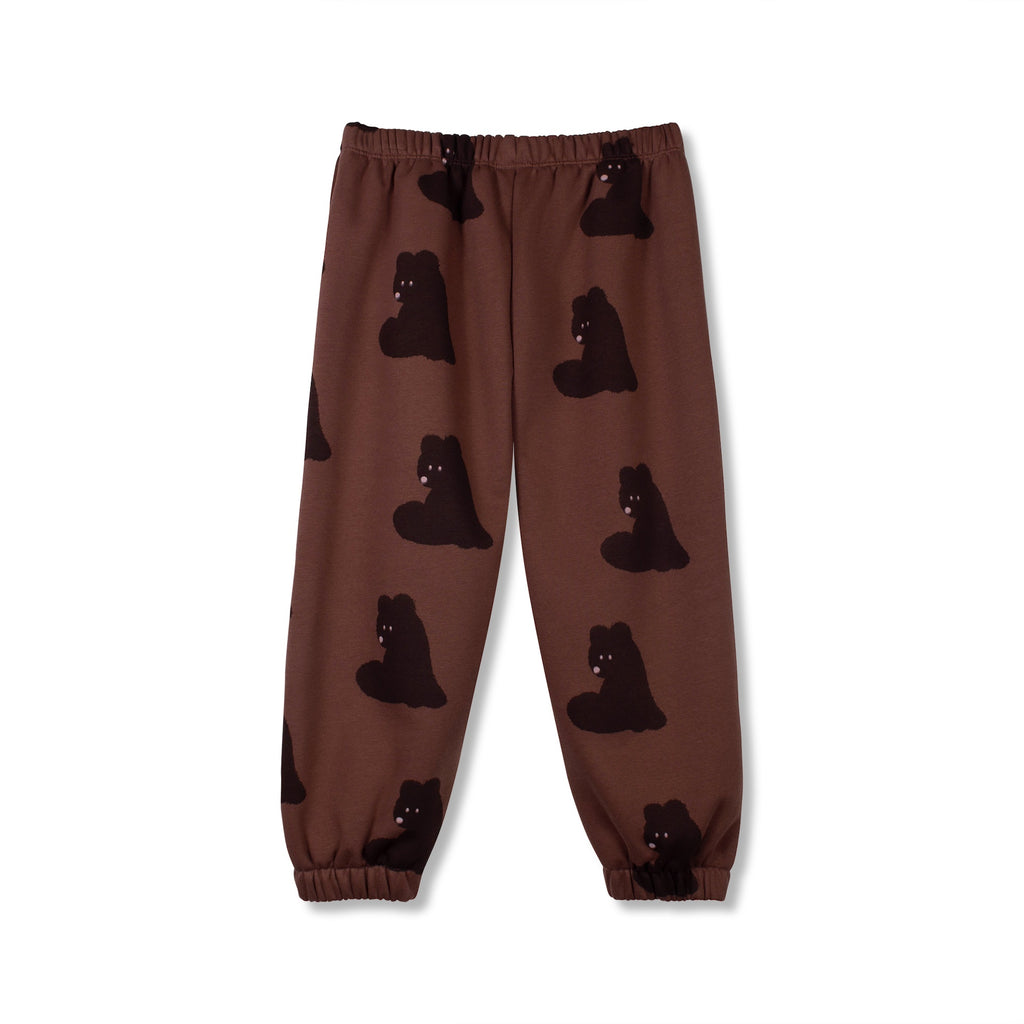 RUSTY BEAR PANT COTTON COCOA