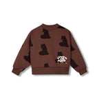 RUSTY BEAR SWEATER COTTON COCOA