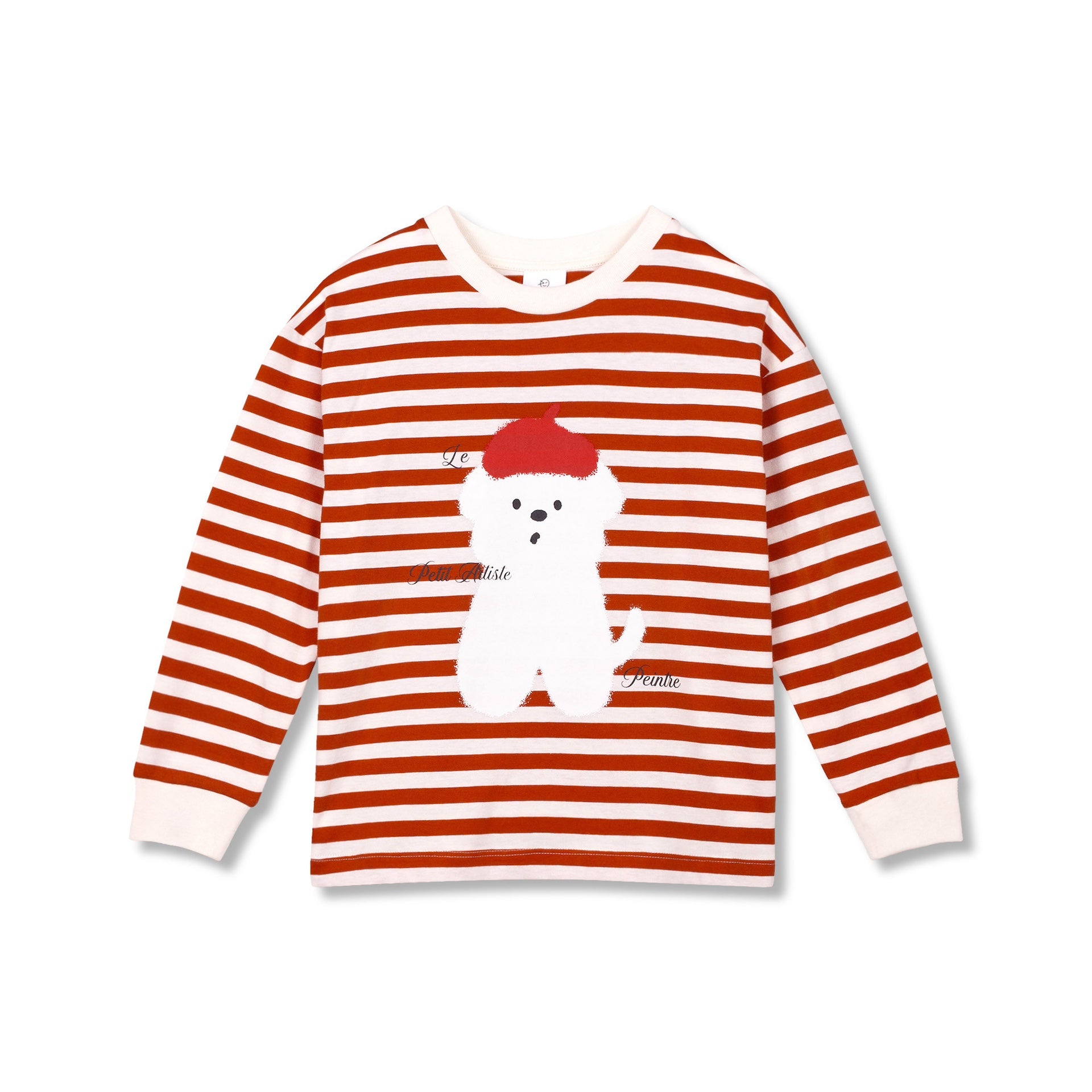 LE PETIT ARTISTE TEE RUSTY BEAR STRIPE