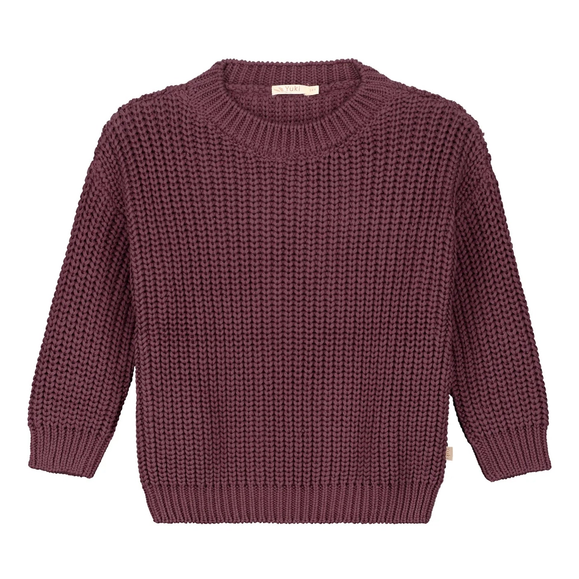 CHUNKY KNITTED SWEATER
