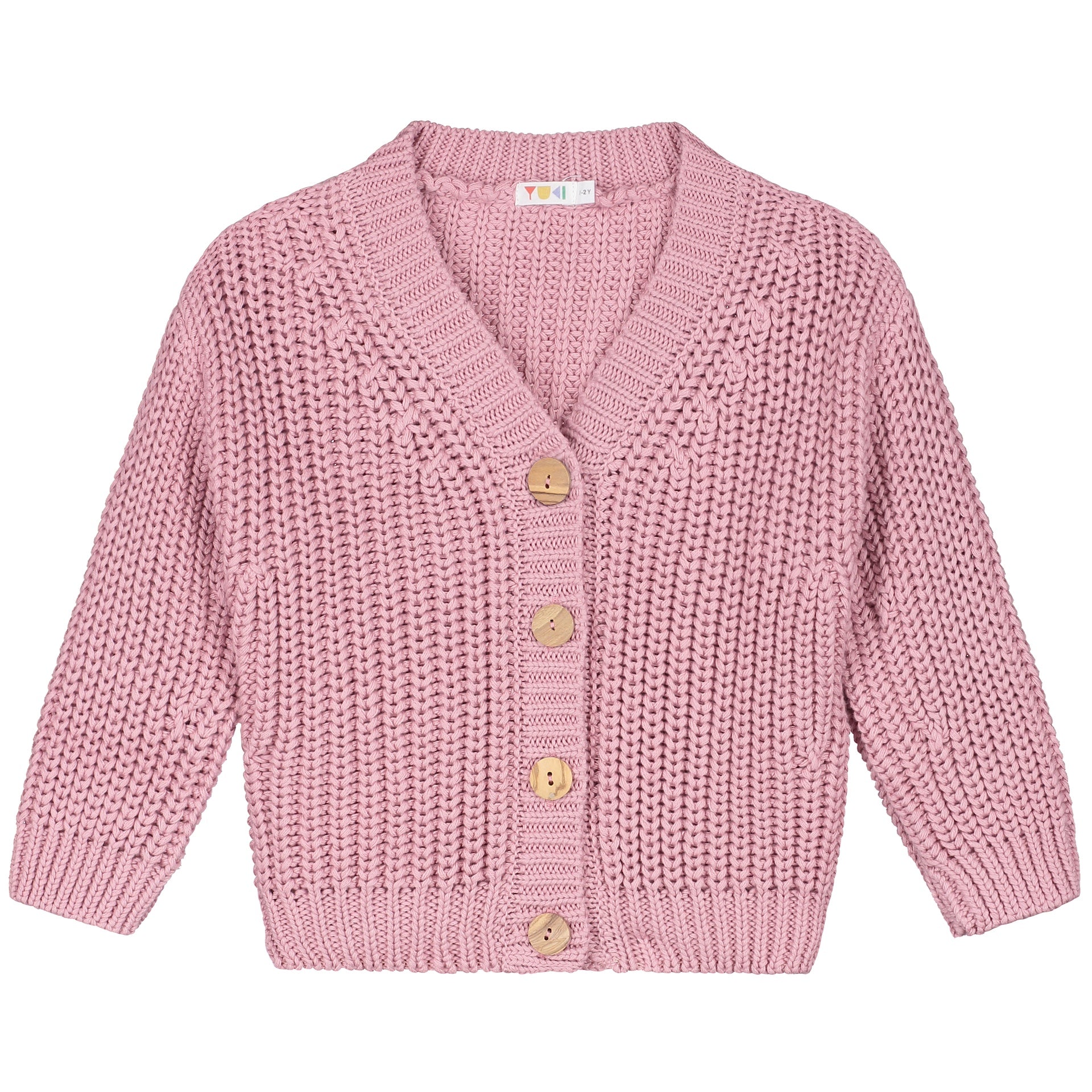 CHUNKY KNITTED CARDIGAN