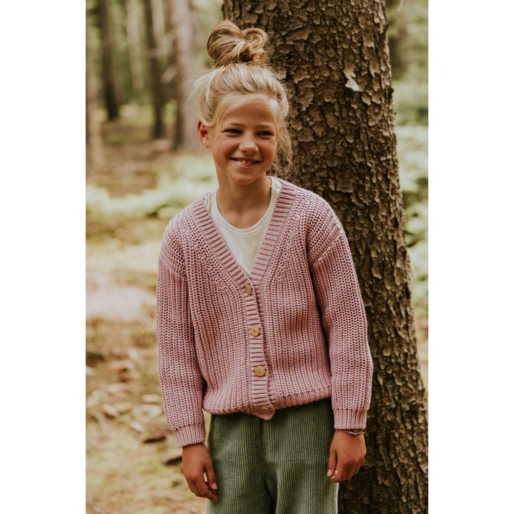 CHUNKY KNITTED CARDIGAN