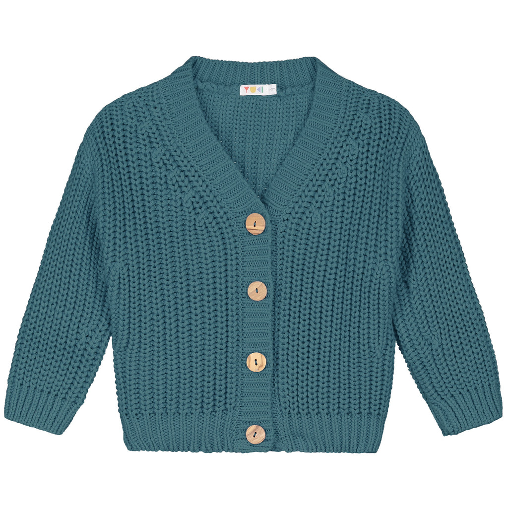 CHUNKY KNITTED CARDIGAN
