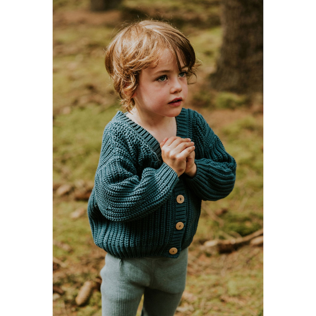 CHUNKY KNITTED CARDIGAN