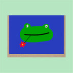 MINI CARD - FROG FACE