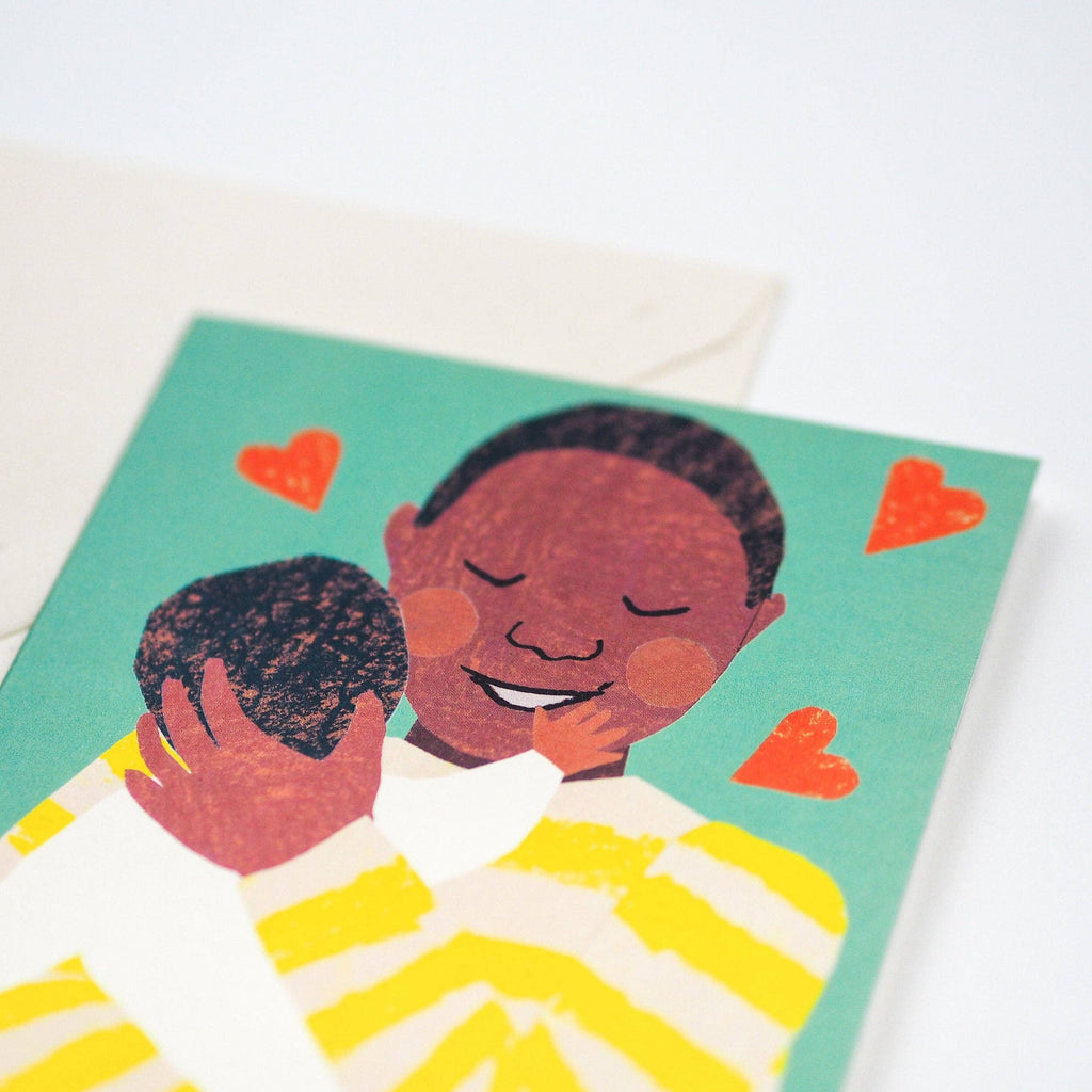 NEW BABY BOY CUDDLE CARD