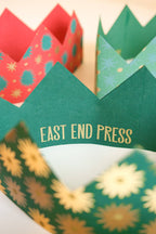 6 FESTIVE PARTY CROWNS