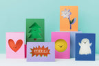 DIE CUT CHRISTMAS CARD - XMAS TREE