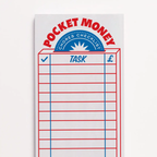 POCKET MONEY CHORES CHECKLIST PAD