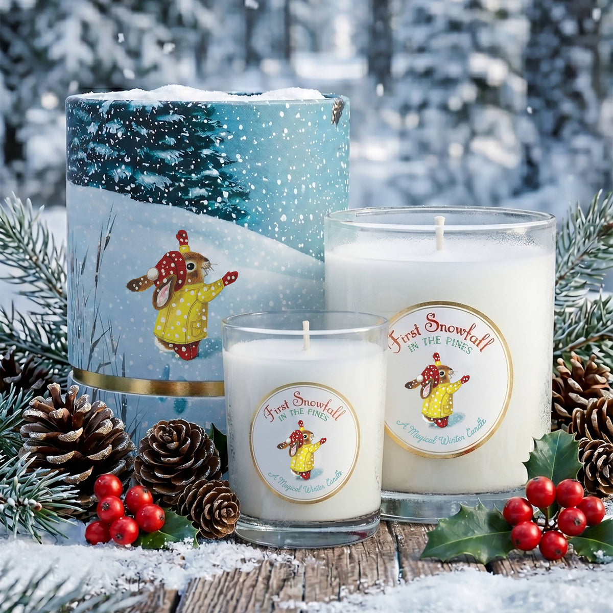 FIRST SNOWFALL 10 OZ SOY CANDLE - LIMITED EDITION