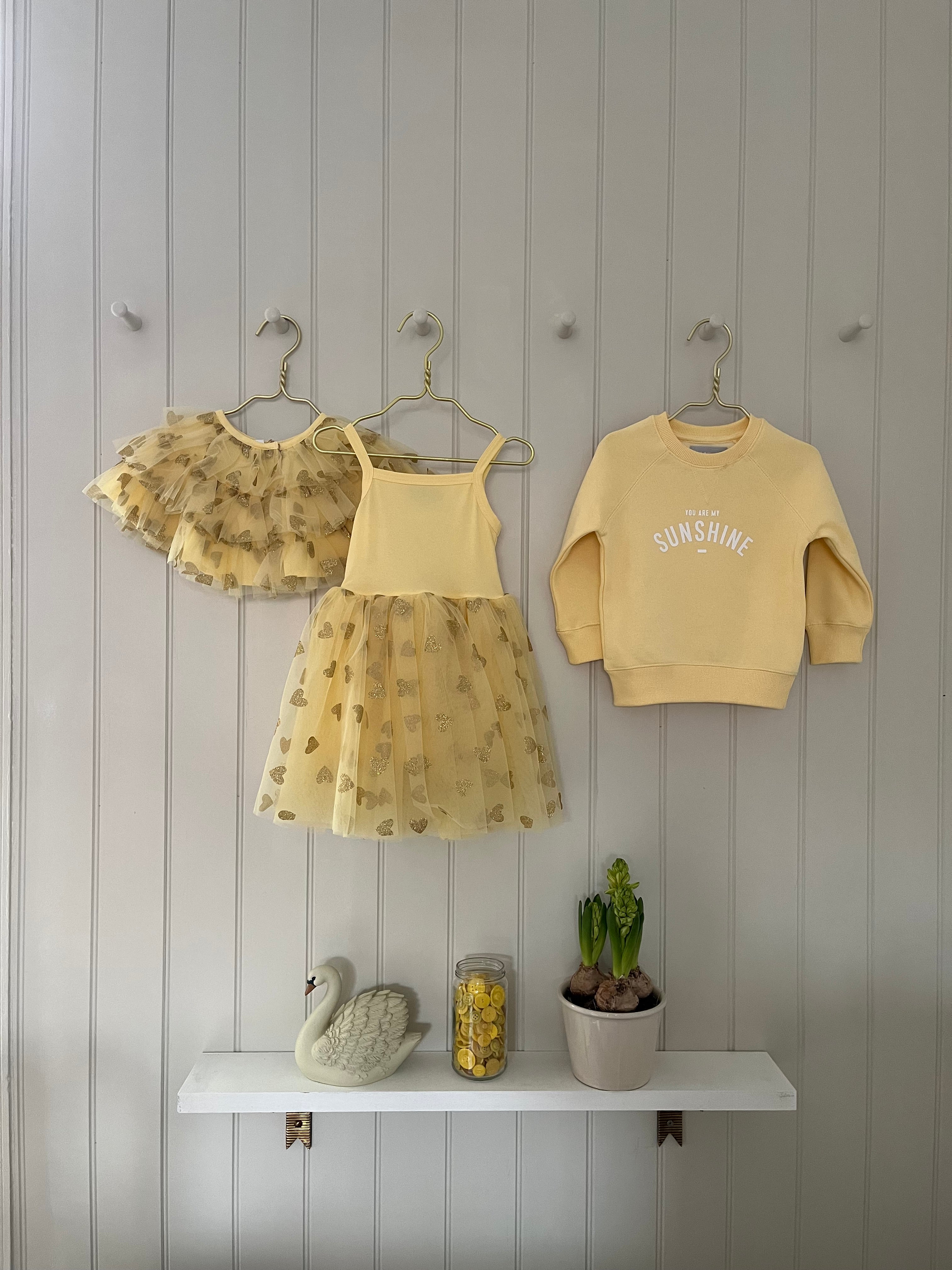 GLITTER HEART DRESS