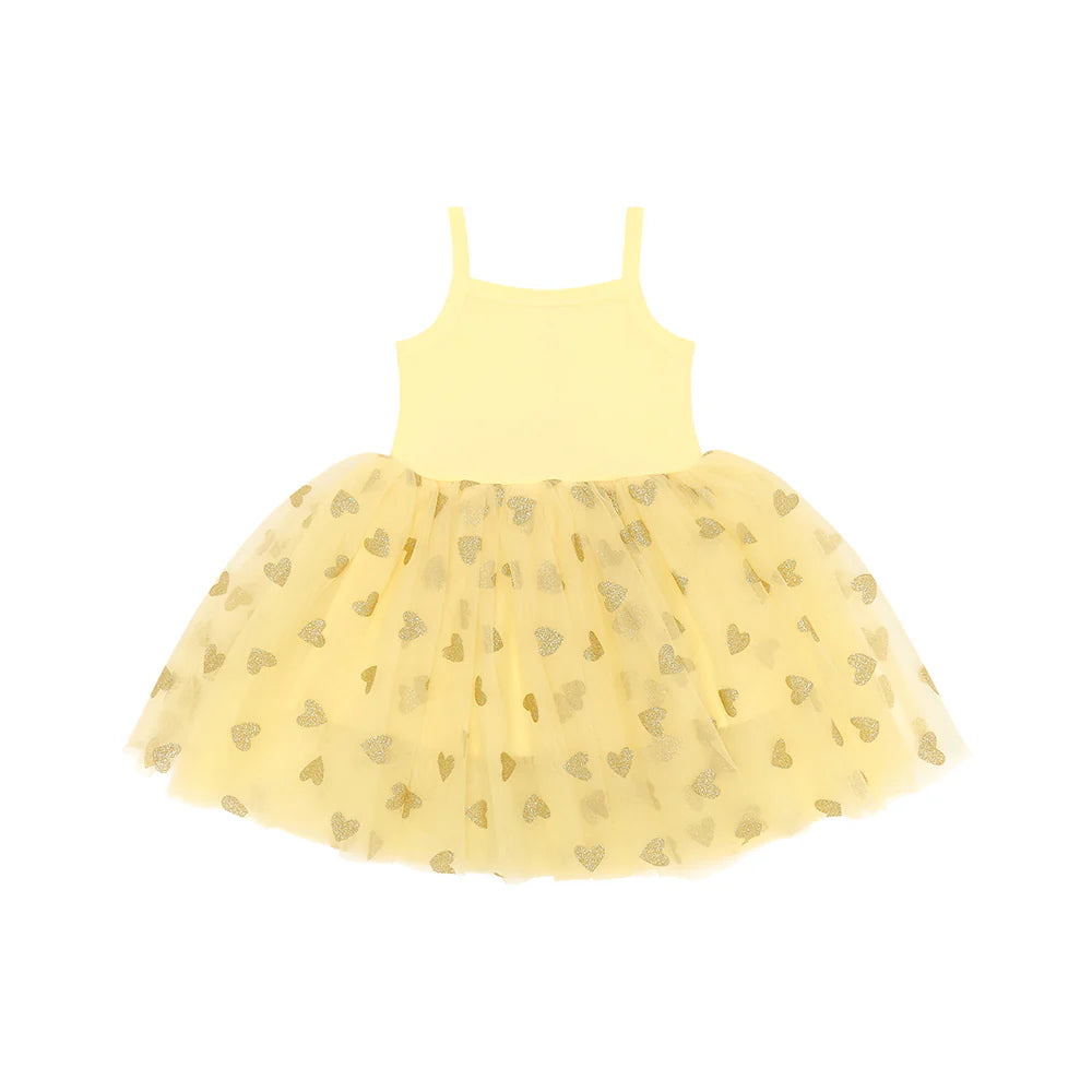 GLITTER HEART DRESS