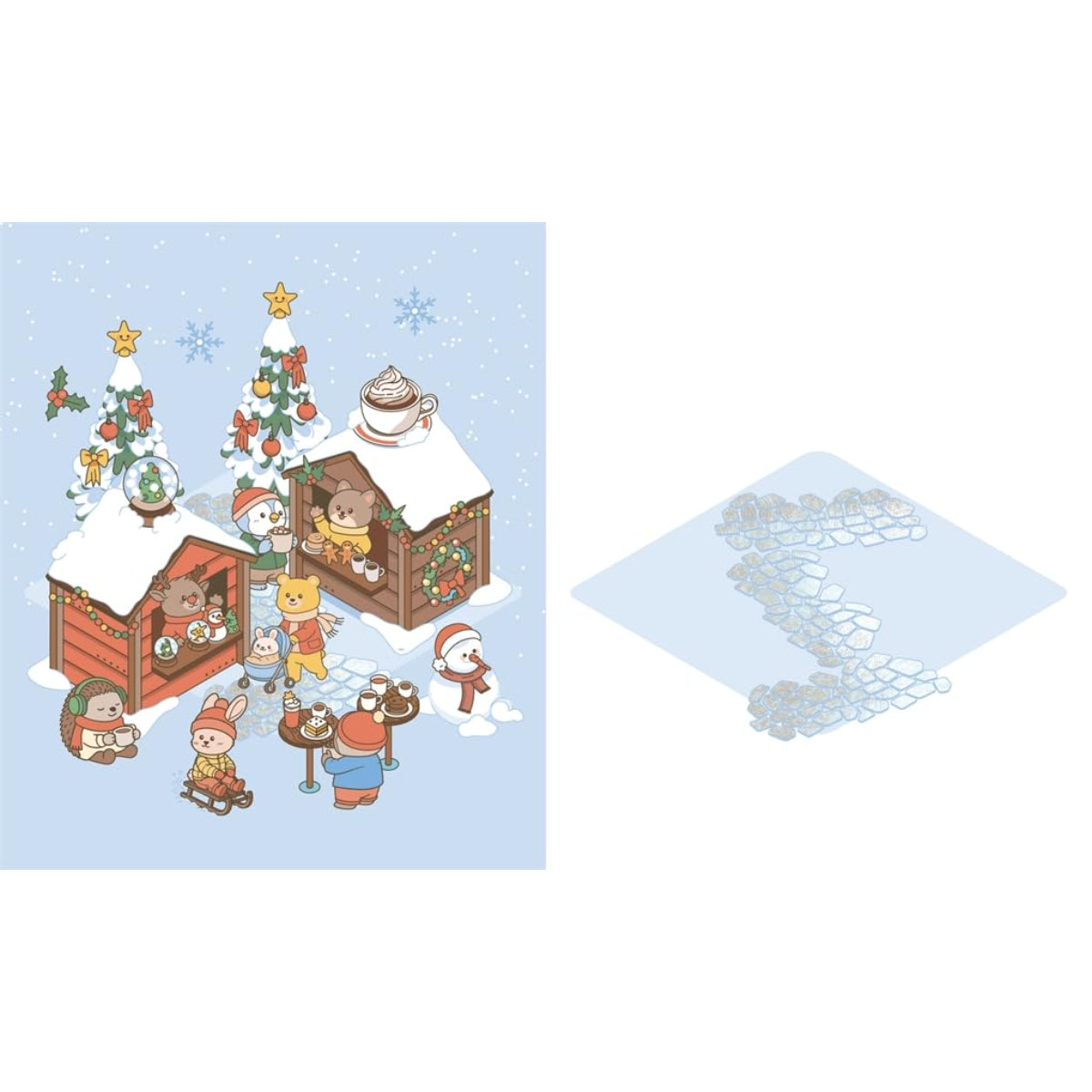COZY CHRISTMAS STICKER BOOK