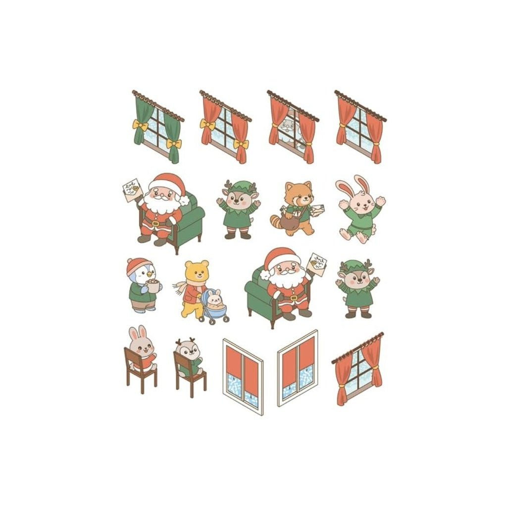 COZY CHRISTMAS STICKER BOOK