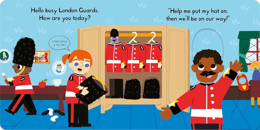 BUSY LONDON GUARDS BOARD BOOK