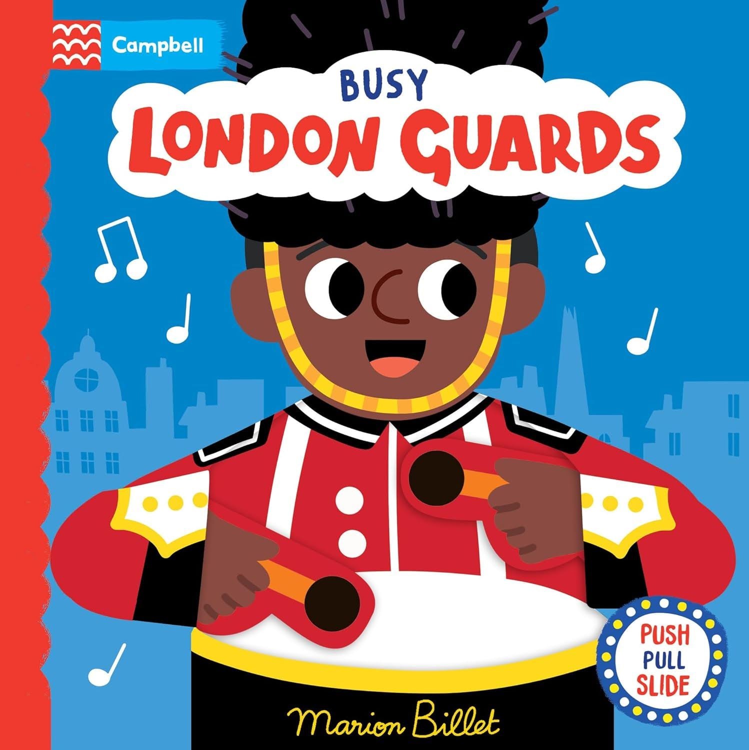 BUSY LONDON GUARDS BOARD BOOK