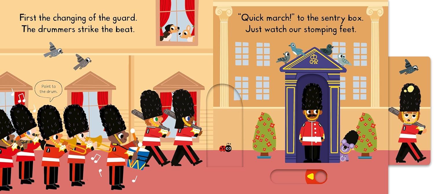 BUSY LONDON GUARDS BOARD BOOK