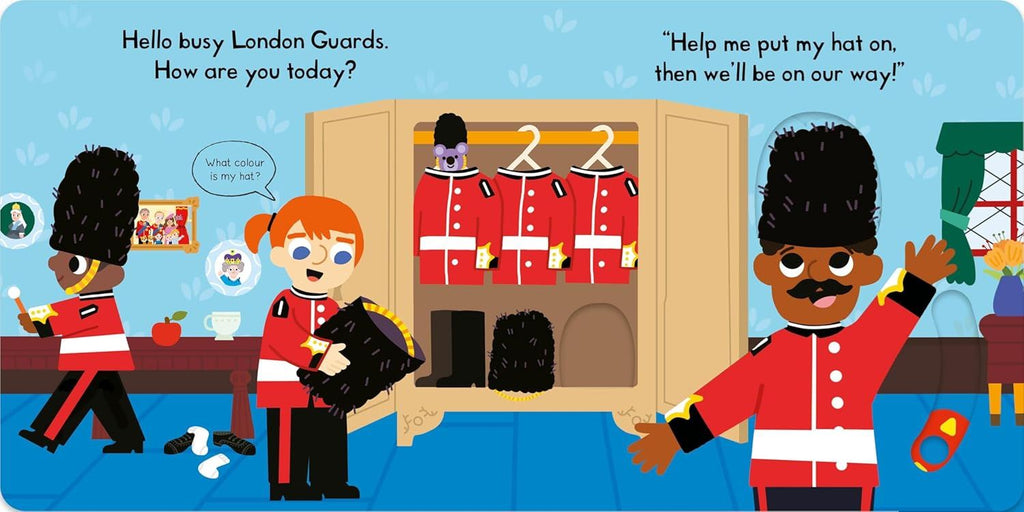 BUSY LONDON GUARDS BOARD BOOK