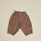 REX BLUEBERRY GINGHAM TROUSER