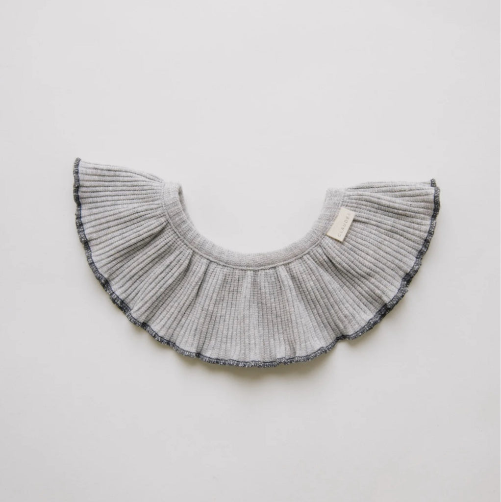 BOBBI GREY MARL COLLAR BIB