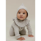 BOBBI GREY MARL COLLAR BIB