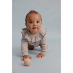 BOBBI GREY MARL COLLAR BIB
