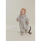 BOBBI GREY MARL COLLAR BIB