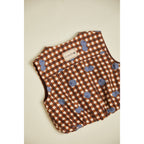 RUMI BLUEBERRY GINGHAM GILET