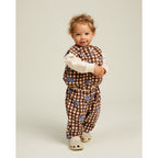 RUMI BLUEBERRY GINGHAM GILET