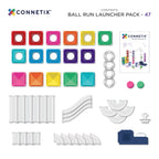 MAGNETIC TILES 47 PIECE BALL RUN LAUNCHER PACK