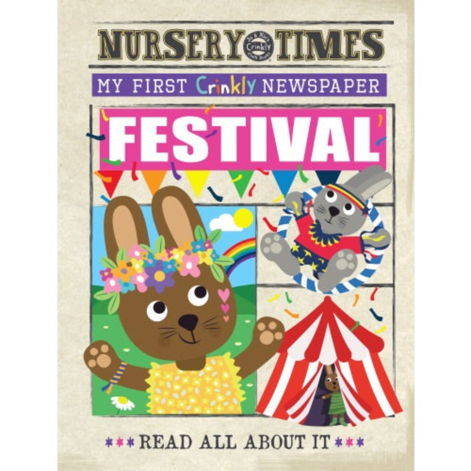 CRINKLY BOOK NEWSPAPER